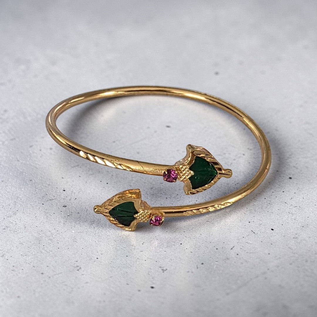 Traditional Palakka Green Bangle