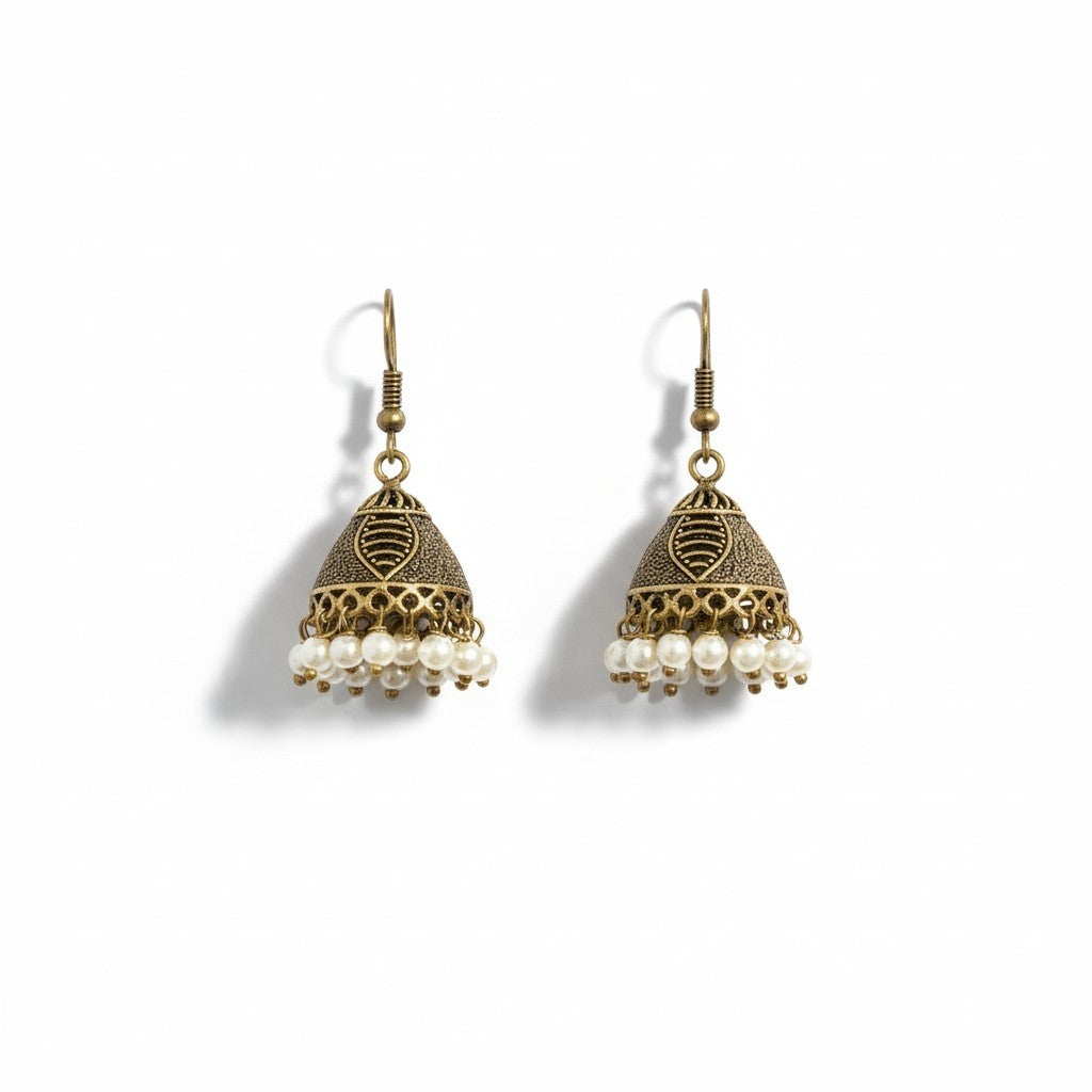Oxidised Kalki Jhumki