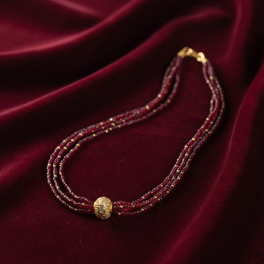 Gold ball Necklace