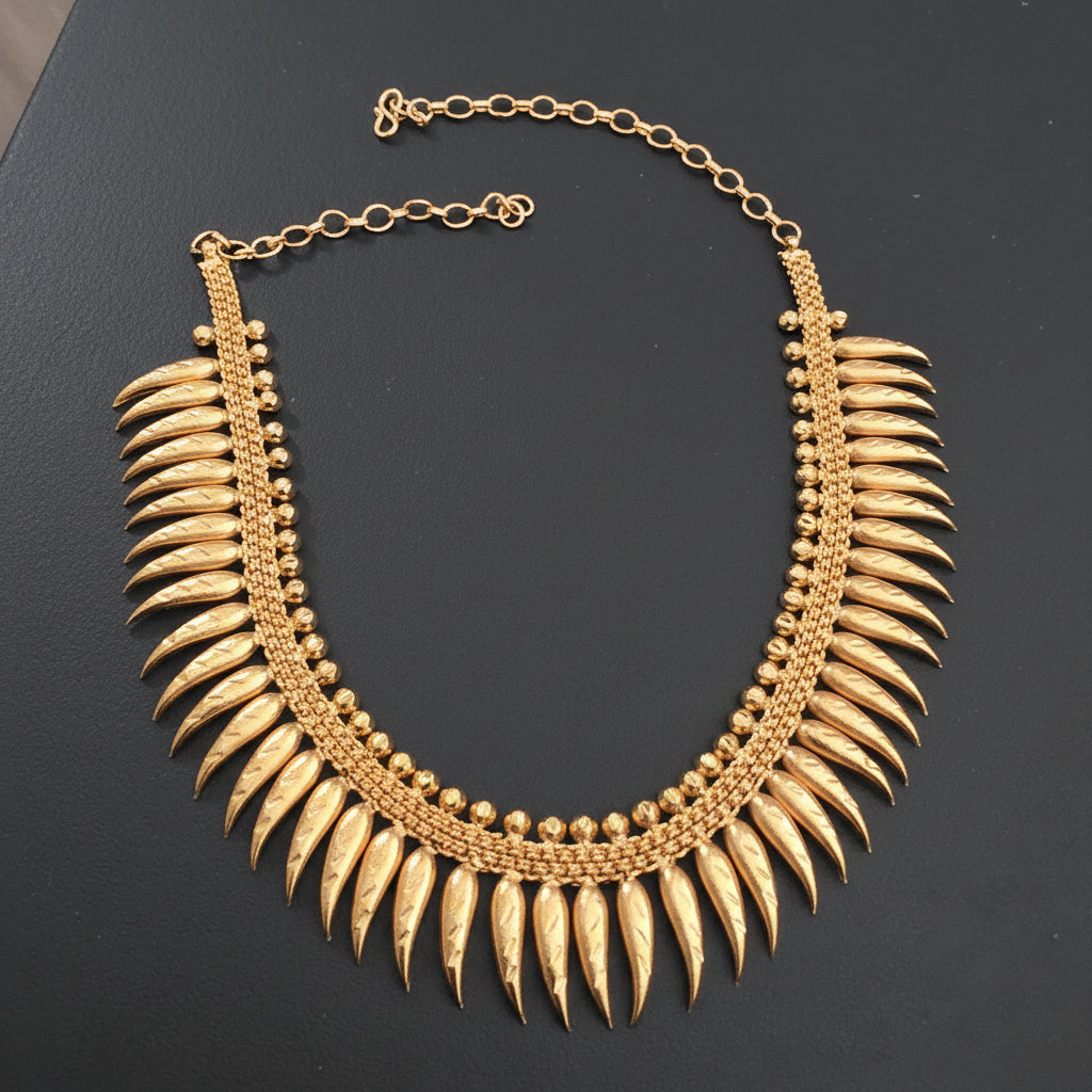 Traditional Kerala Necklace Gold Plated