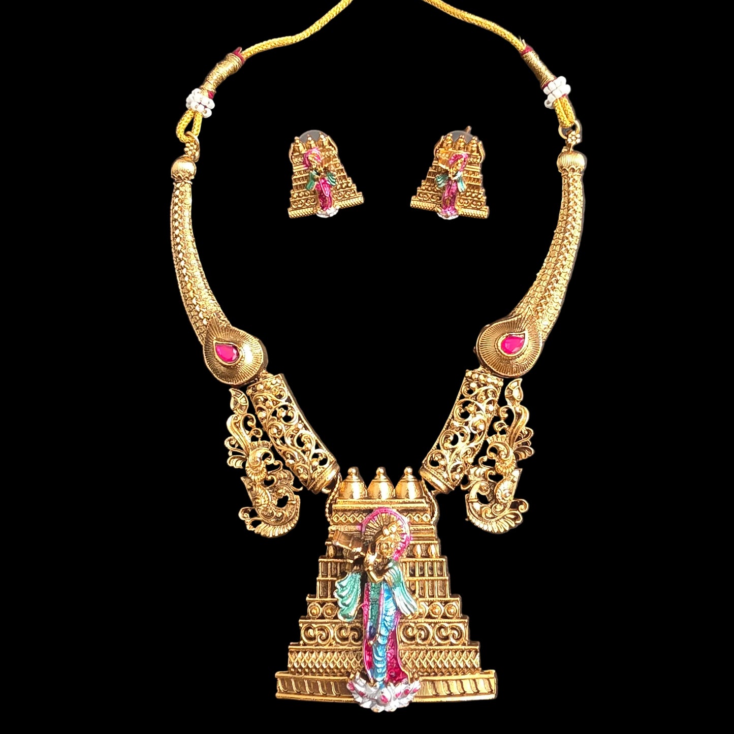 Lord Krishna Temple Jewellery