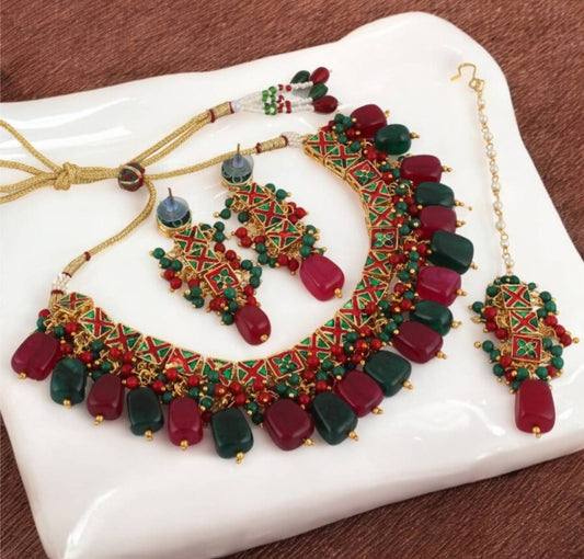 Meenakari Kundan Chocker