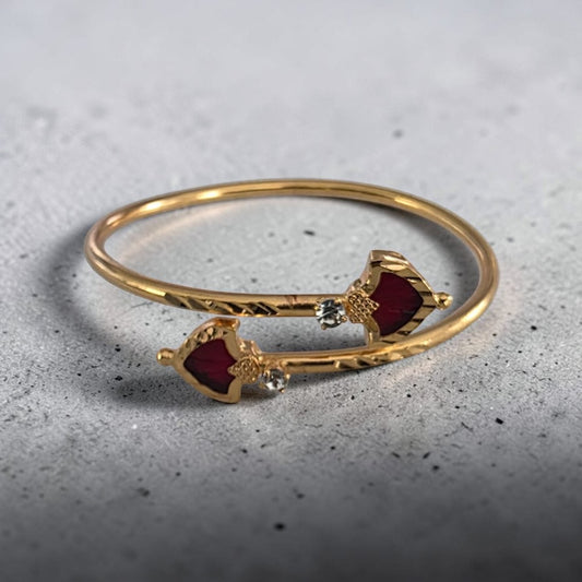Traditional Palakka Red Bangle