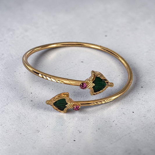 Traditional Palakka Green Bangle