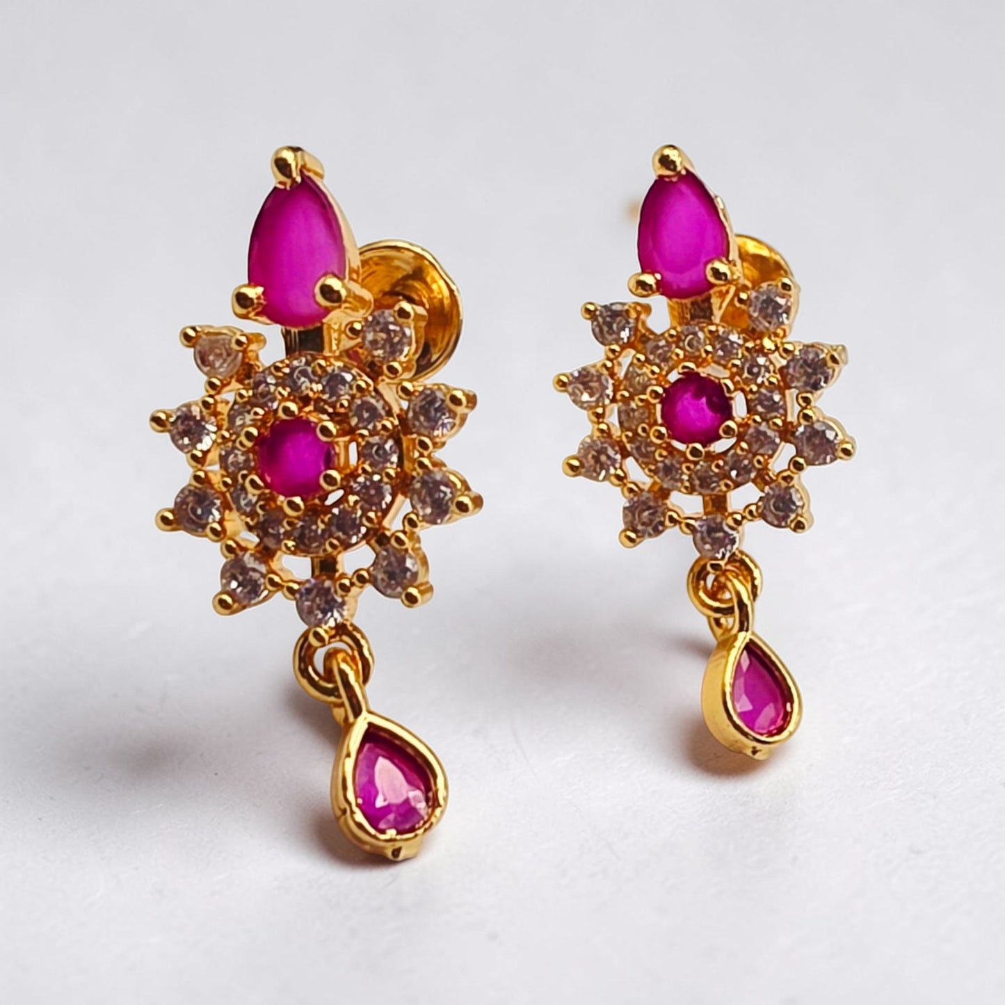Rani Pink Ear Studs