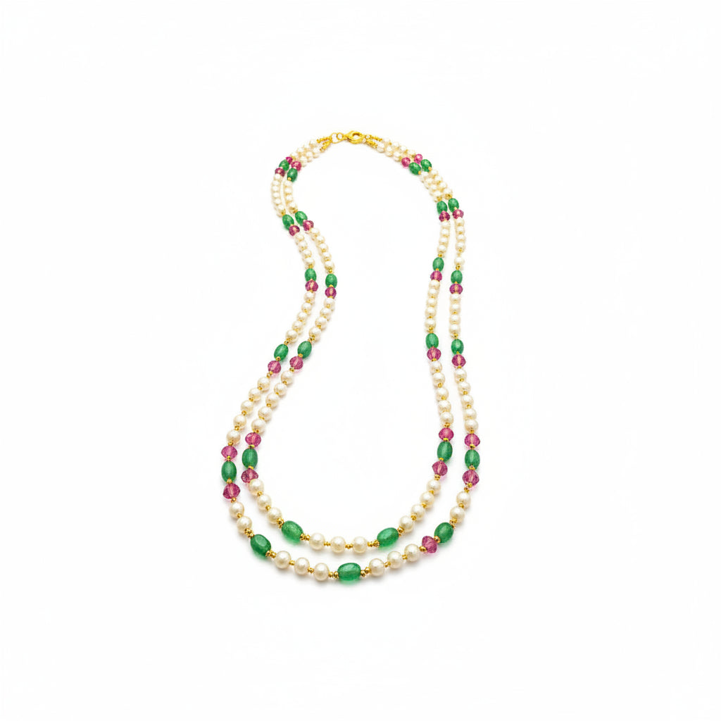 Pearl and Stone Necklace