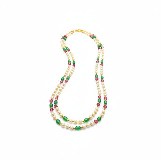 Pearl and Stone Necklace