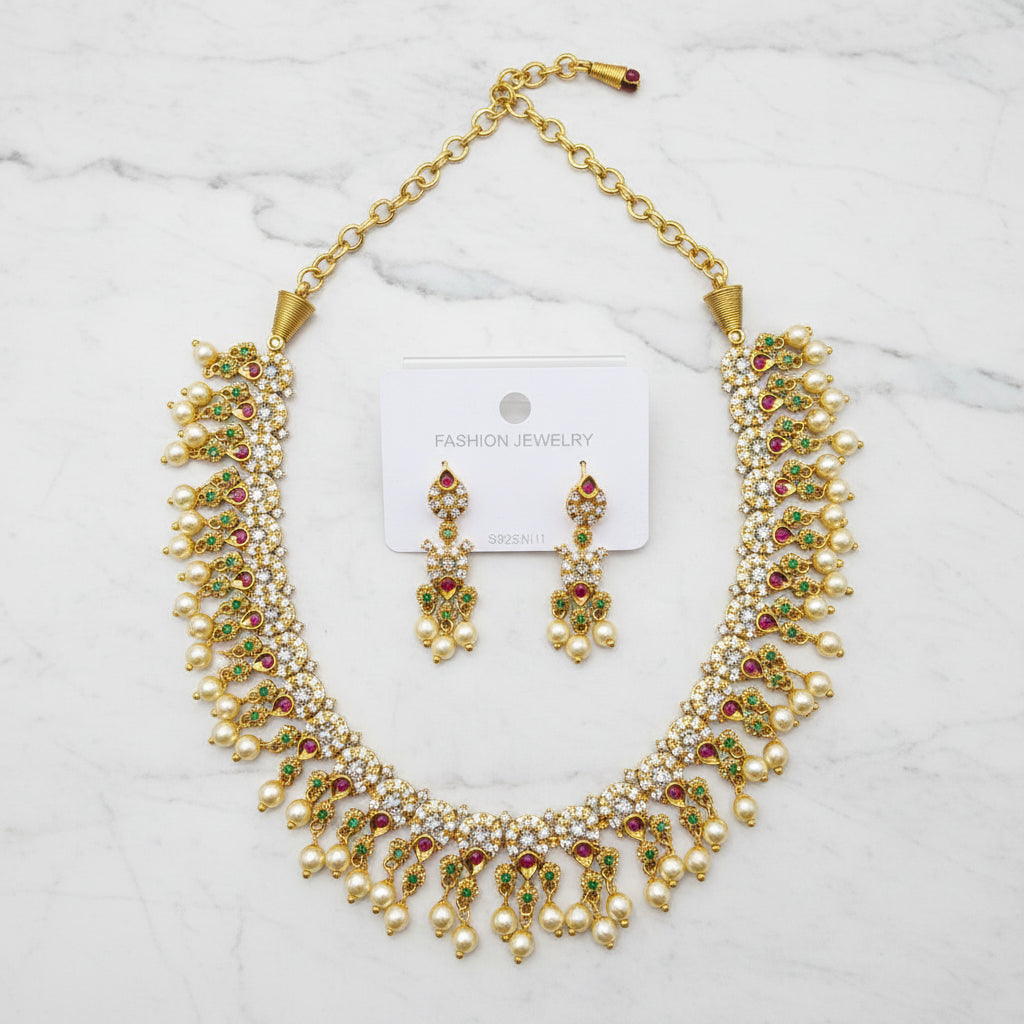 AD Pearl Necklace