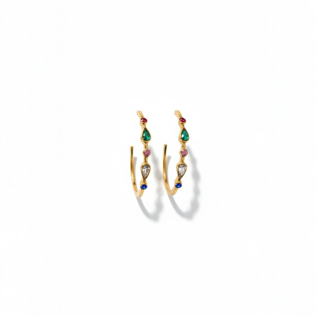 Multi Color Earring