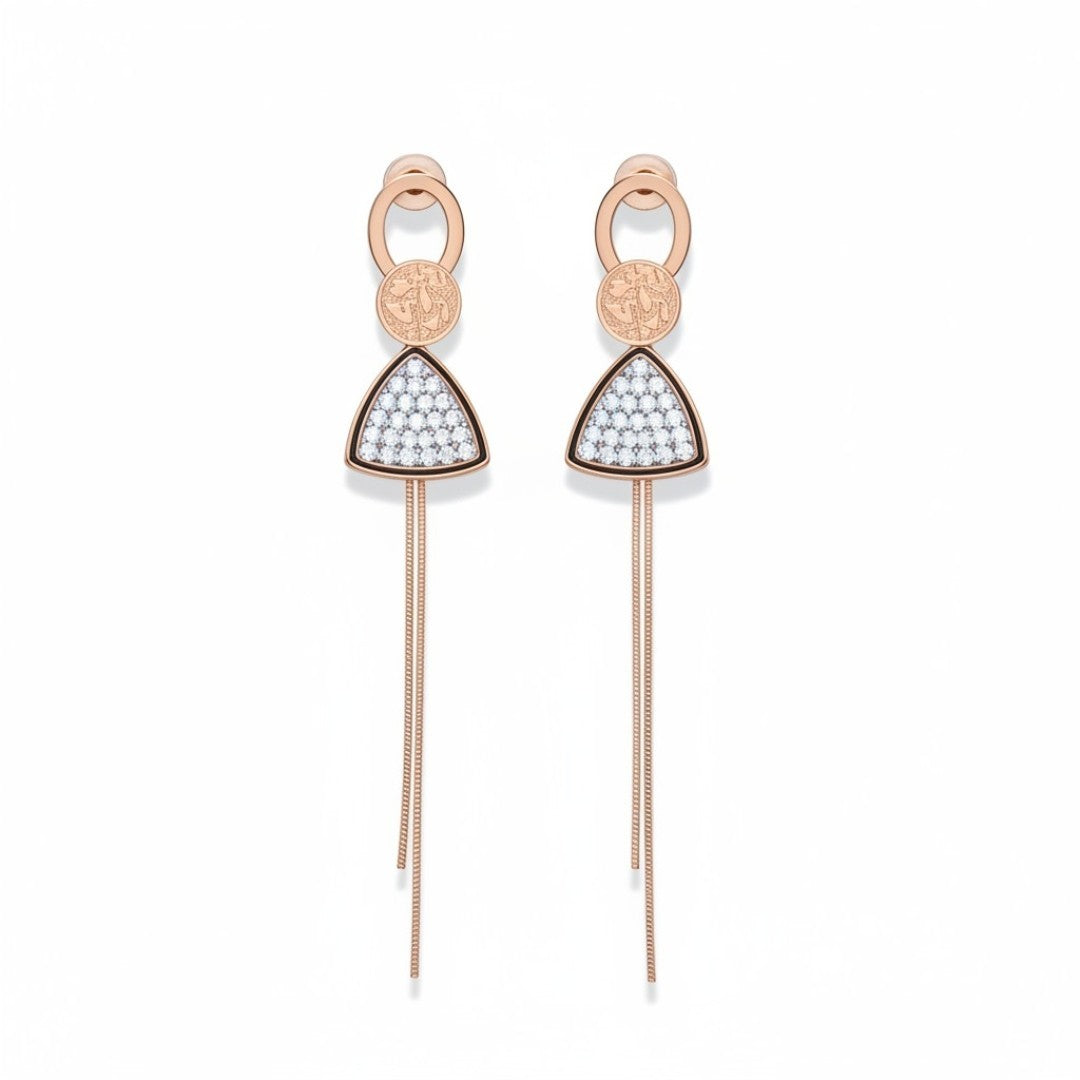 AD Rose Gold Earings