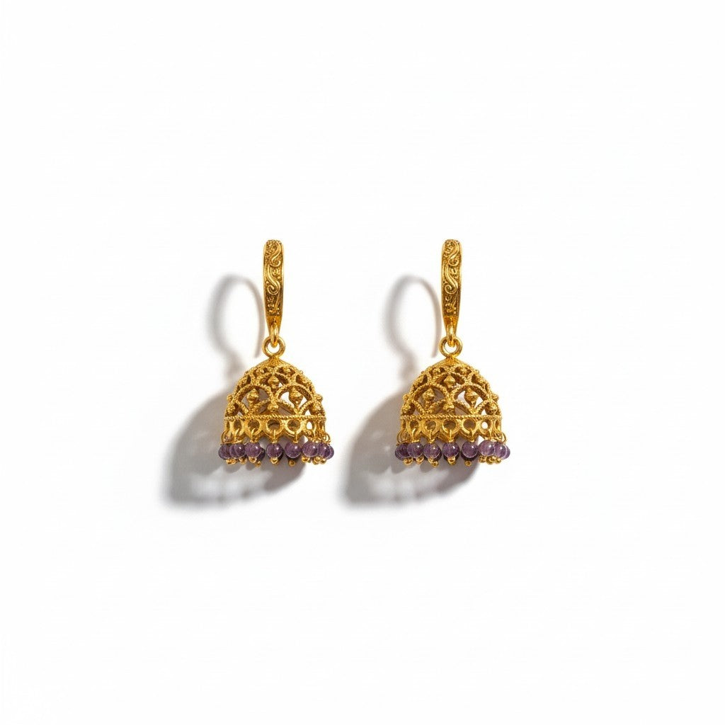 Jhumka Purple (Small)