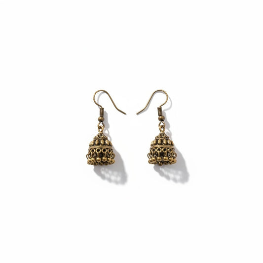 Oxidized Jhumka Small