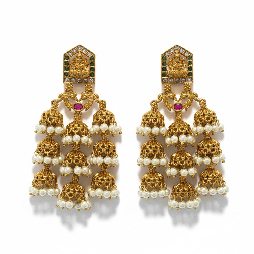Temple Jewellery Jhumka