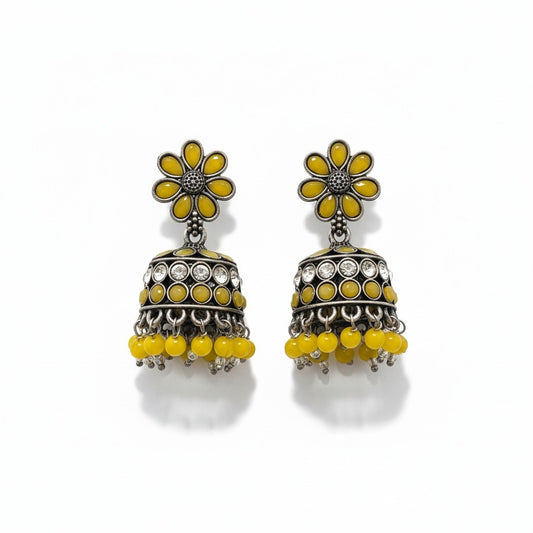 Yellow Stone Jhumka