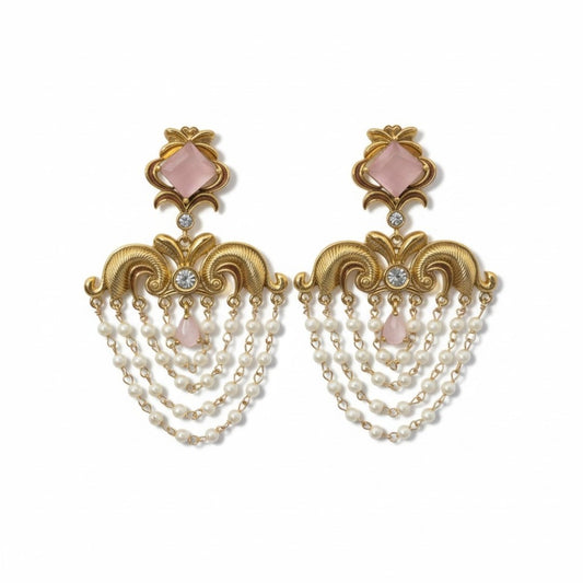 Layerd Pearl Earings