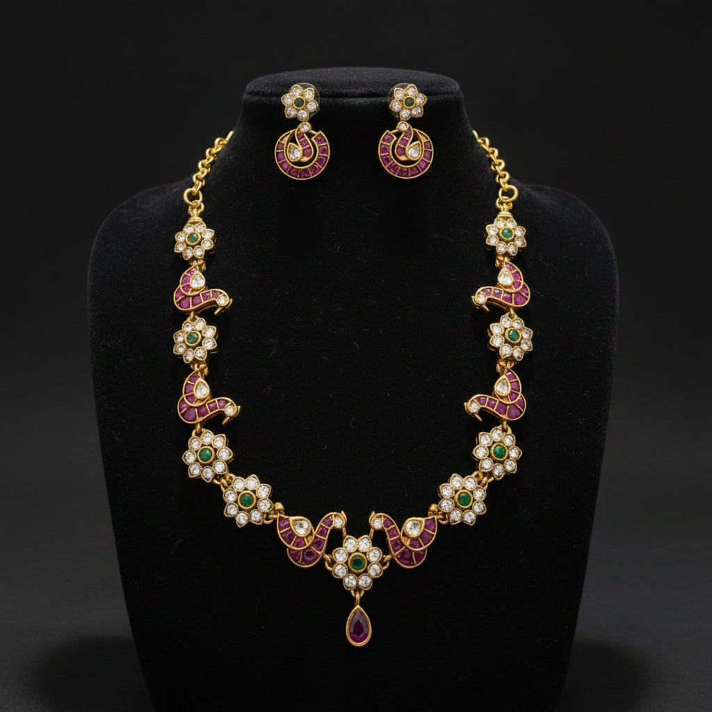 Jadau Design Temple Jewellery