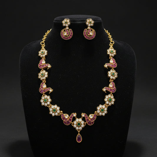 Jadau Design Temple Jewellery