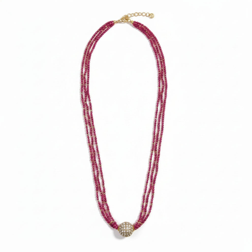 Gold ball Necklace