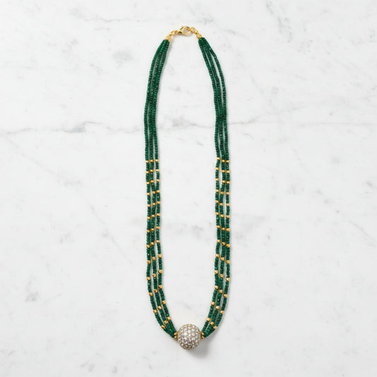 Gold ball Necklace