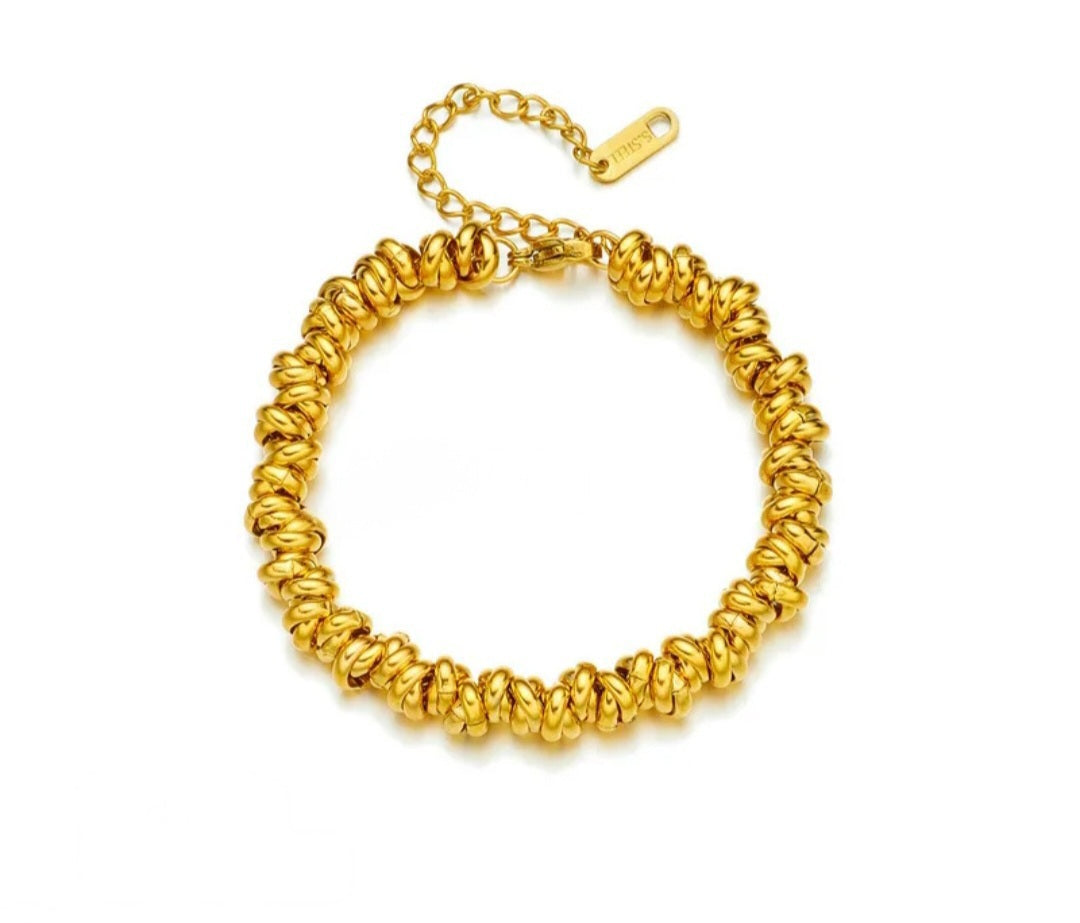 Bracelet 18K Gold Plated Waterproof
