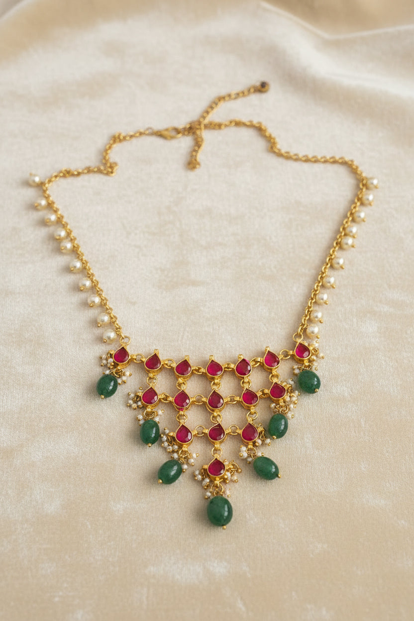 Kundan Pearl Choker