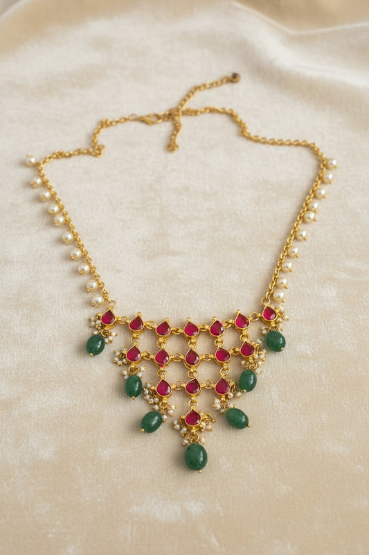 Kundan Pearl Choker