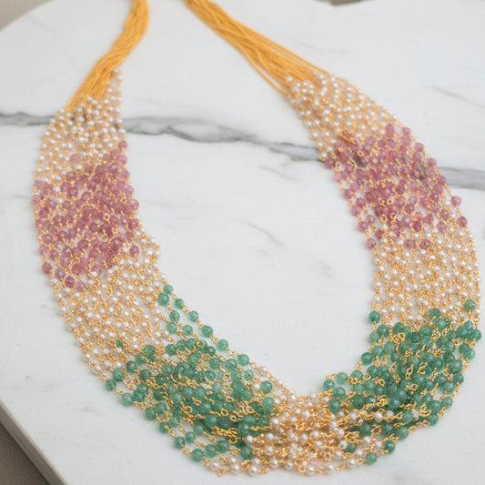 15 layer Multicolour Neckpiece
