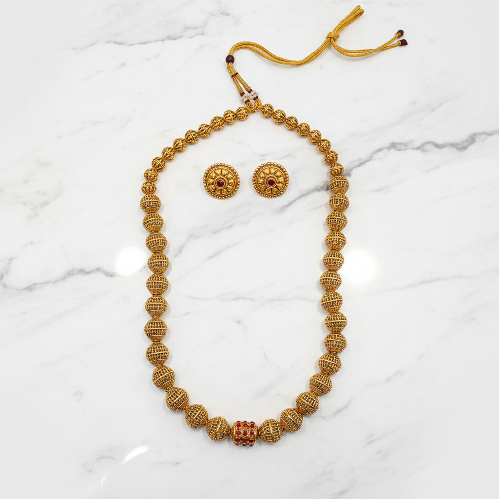 Golu Bead Necklace set