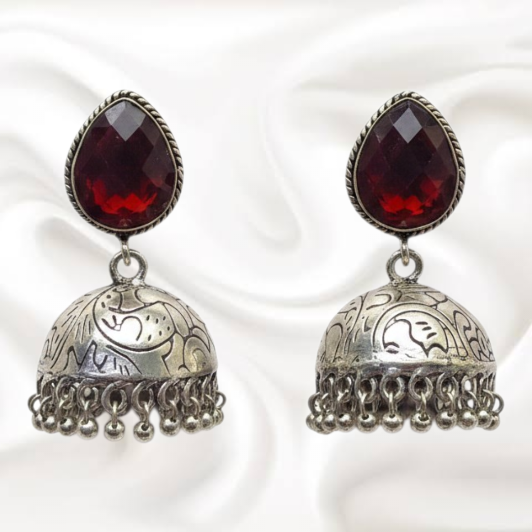 Black Metal Jhumka