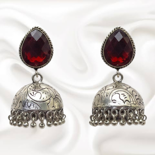 Black Metal Jhumka