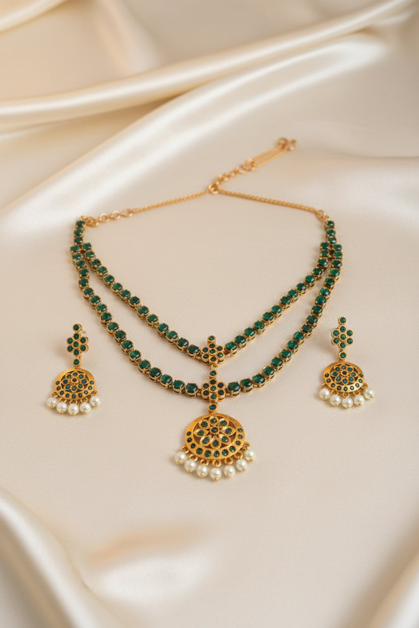 Traditional Double Layer Necklace