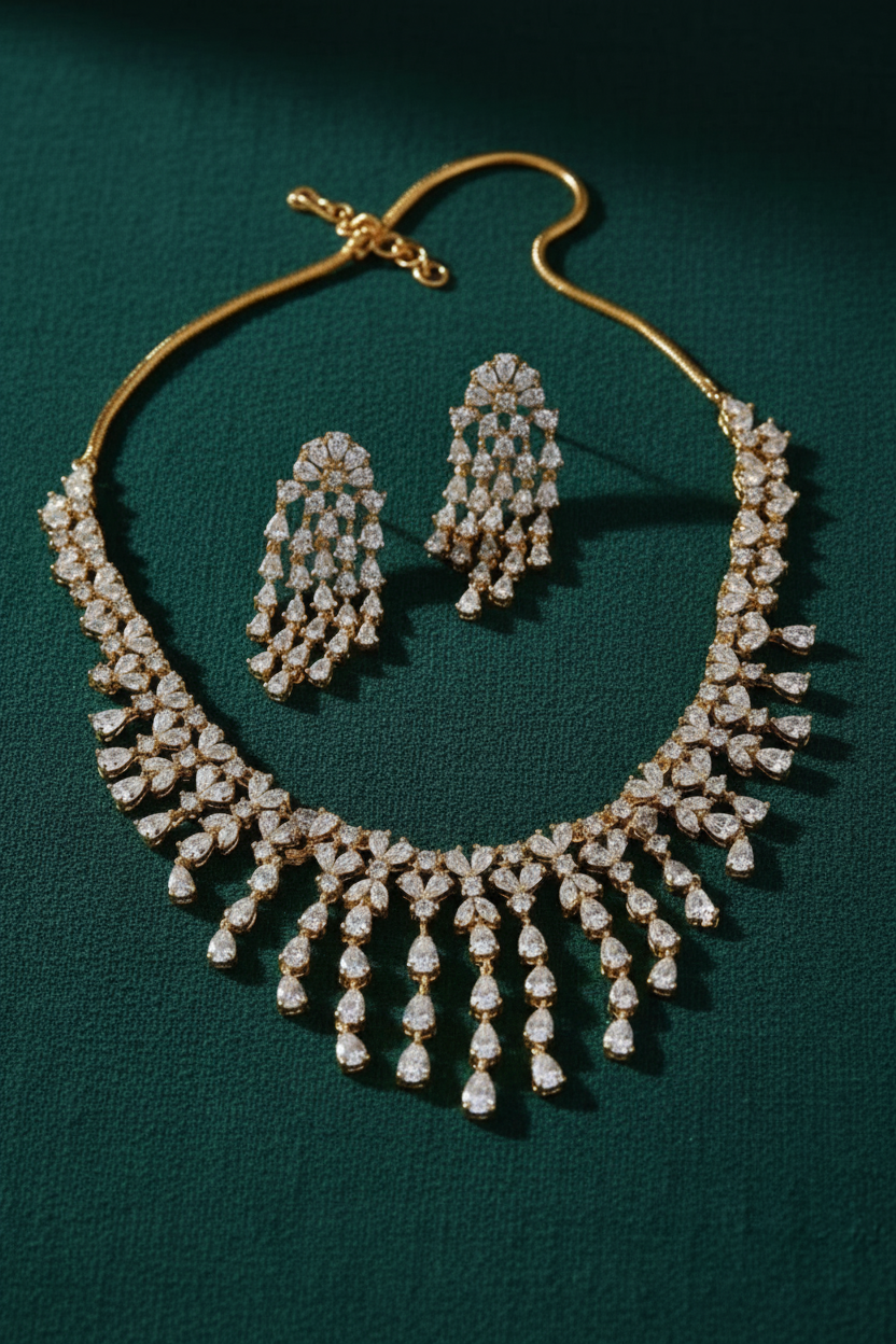 AD Diamond Necklace