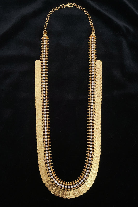 Traditional Kerala Long Haram  Gold Plated