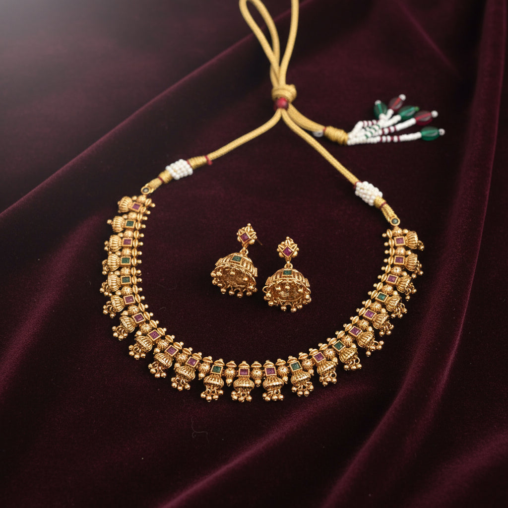 Traditional small Jhumka Jewellery