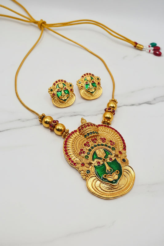 Traditional Kerala Kathakali Pendant Set