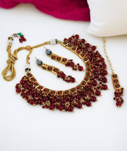 Meenakari Kundan Chocker