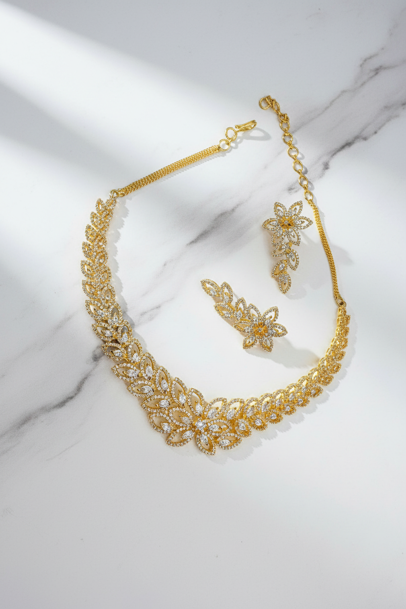 AD Flower Necklace