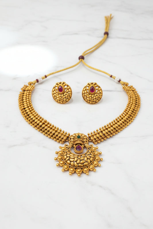 Traditional Gold Plated Necklace
